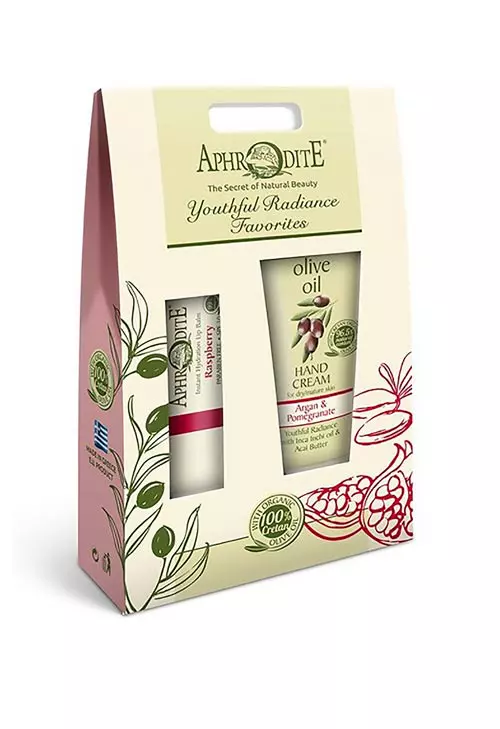 Kit Reîntinerire și strălucire, Aphrodite, (conține balsam de buze și cremă de mâini 30 ml), 28.90 lei, în magazinele PROFIHAIRSHOP