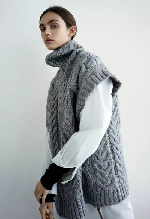 Vestă cu guler înalt, Zara, 159,90 lei