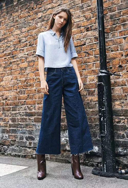 Jeans evazati, Bershka, 119,9 lei lei