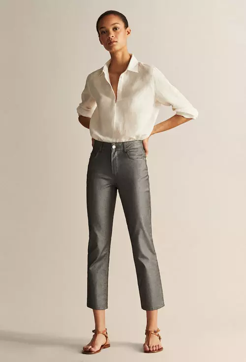 Jeans cauciucați Massimo Dutti, 299,00 lei