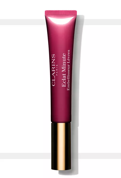 Gloss de buze Eclat Minute Embellisseur Levres, Clarins, 71 lei, nuanta plum shimmer