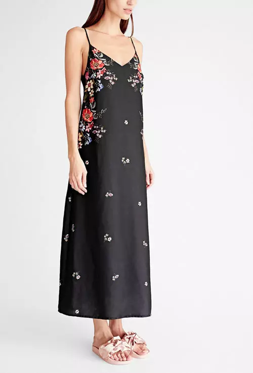 Rochie cu imprimeu floral, Stradivarius, 139,90 lei
