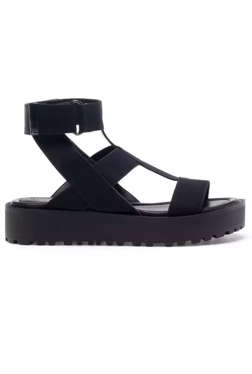 Sandale din piele, Bershka, 179 lei