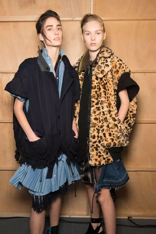 Sacai colectia primavara - vara 2017 backstage (7)