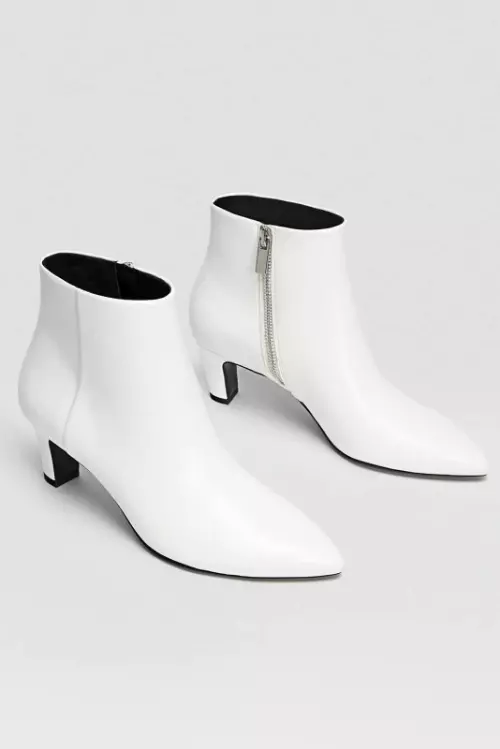 Botine din piele ecologica, Stradivarius, 179,90 lei