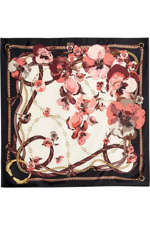 Esarfa din matase, Gucci, 850 lei