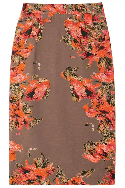 Fusta din matase, Erdem, 620 euro, www.net-a-porter.com