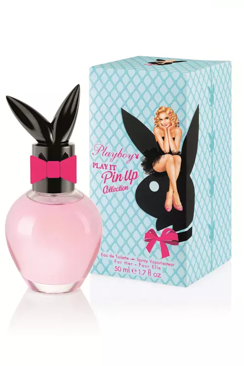 Play it Pin Up, Playboy, 54 lei, 50 ml. Este o aroma ce surprinde spiritul femeii moderne, pin-up, proaspata, seducatoare, obraznica si foarte sexy.