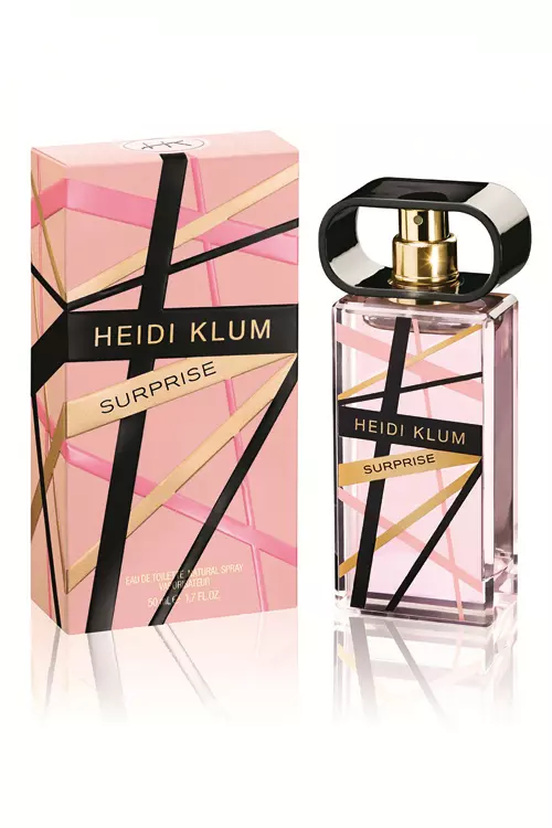 Surprise, Heidi Klum, 133 lei, 50 ml. Reflectand personalitatea lui Heidi, parfumul are atitudine datorita notelor explozive. Miroase foarte bine!