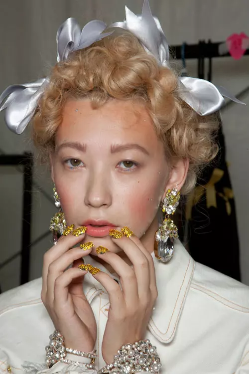 Meadham Kirchhoff backstage