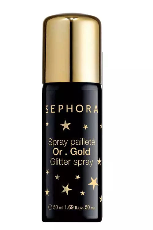 Gold Glitter spray, Sephora, 42 lei.