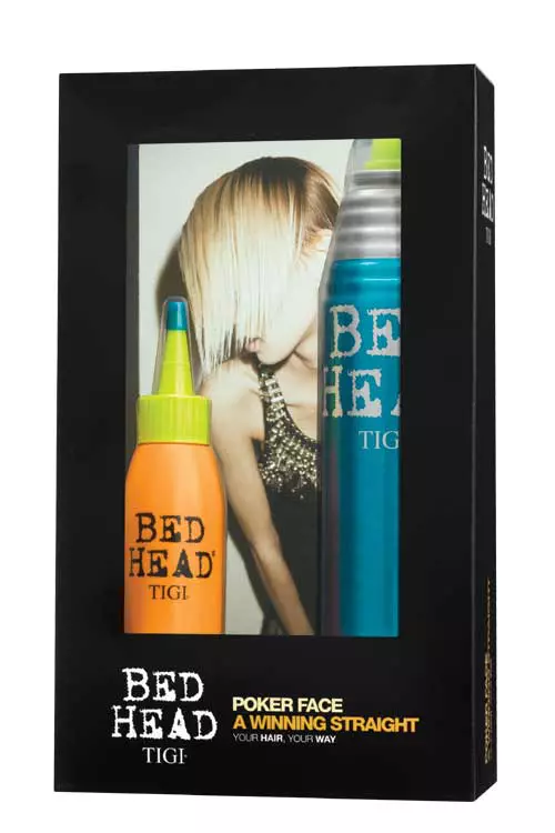 Pokerface, set produse pentru par, Tigi, 161 lei.