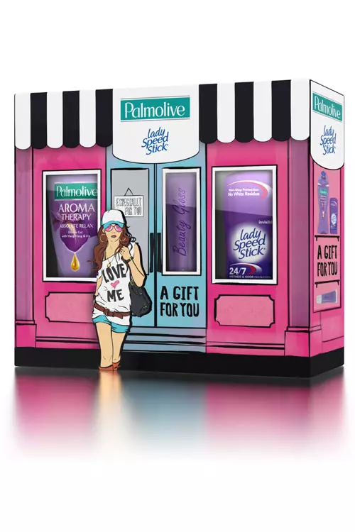 Set Palmolive Purple Kiss ce contine gel de dus Aromatherapy Absolute Relax, deodorant antiperspirant Lady Speed Stick 247 Invisible si lipgloss cadou, Palmolive, 24,90 lei.