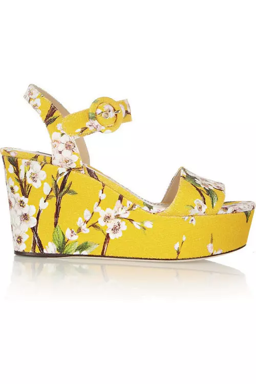 Sandale din material textil, Dolce&Gabbana, 2.379 lei