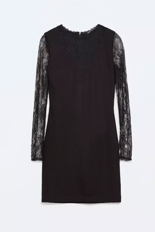 Rochie cu maneci din dantela, Zara, 169,90 lei