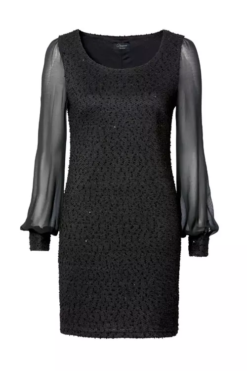 Rochie cu maneci din voal, C&A, 129 lei