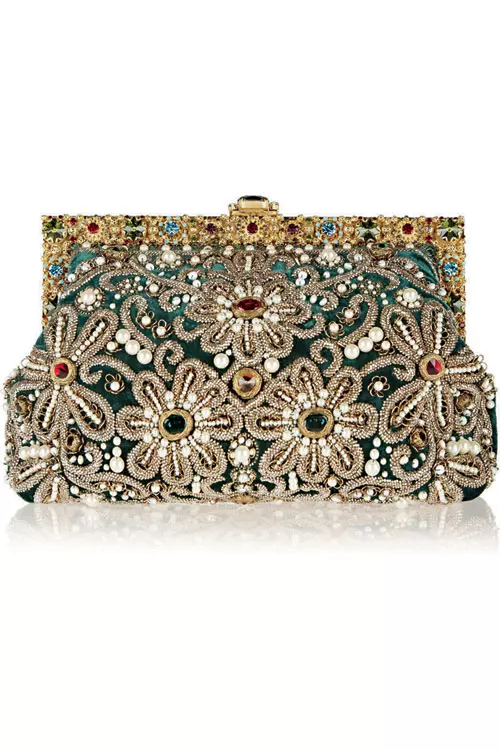 Plic din material textil cu aplicatii din cristale, Dolce&Gabbana, cu pretul la cerere; 
