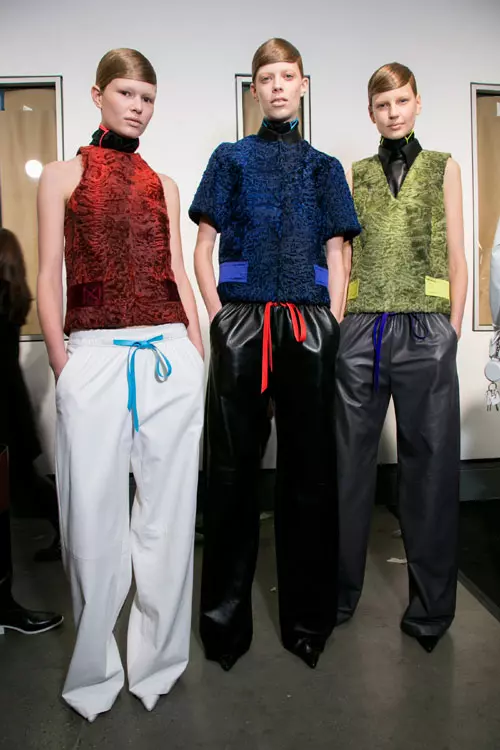 Alexander Wang toamna iarna 2014-2015 backstage (53)