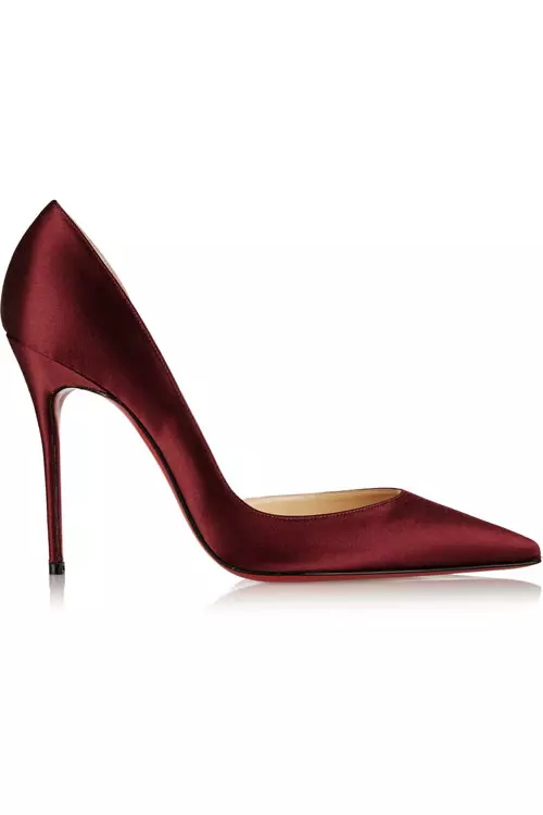 Stilletos din matase, Christian Louboutin, 2.151 lei, magazinul The Place X