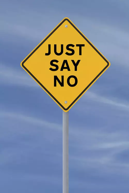 Sa inveti sa spui nu 