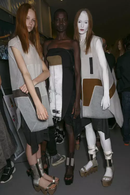 Rick Owens primavara vara 2015 backstage (19)