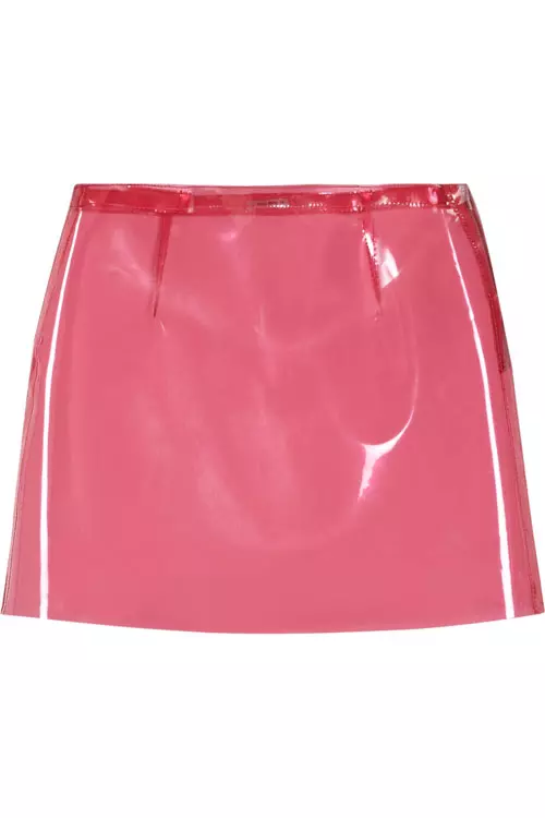 Fusta din plastic, Miu Miu, 410 euro, www.net-a-porter.com
