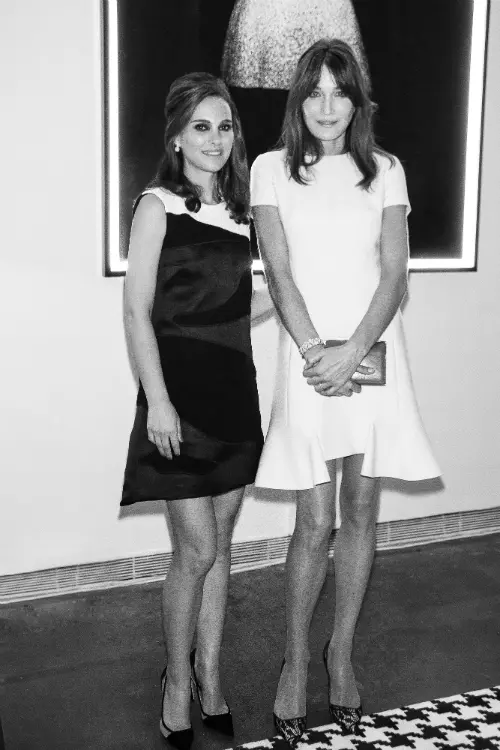 Natalie Portman si Carla Bruni