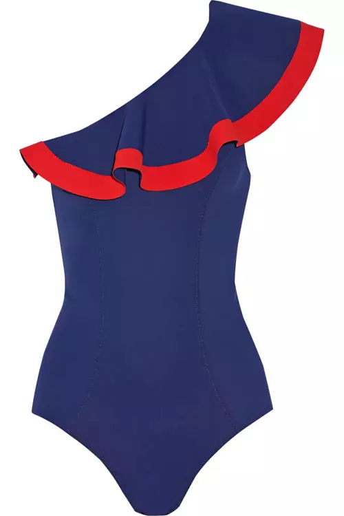 Costum de baie, Lisa Marie Fernandez, 490 euro, www.net-a-porter.com