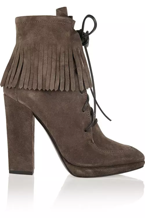 Botine din piele velur, Giuseppe Zanotti, 3.400 lei