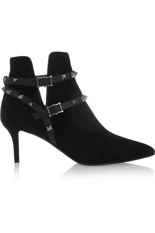 Botine din piele velur, Valentino, 4.100 lei
