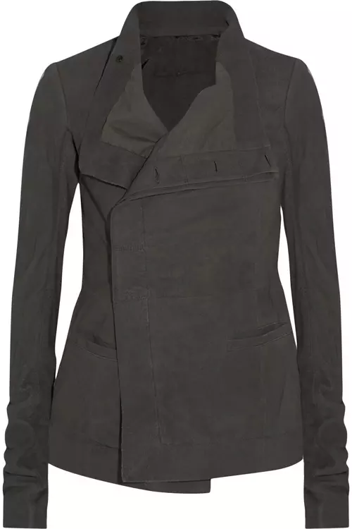 Jacheta din piele velur, Rick Owens, 6.700 lei, magazinul Entrance