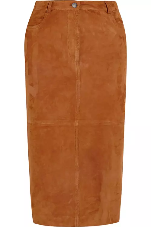 Fusta din piele velur, Joseph, 3.500 lei, magazinul Casa Frumoasa