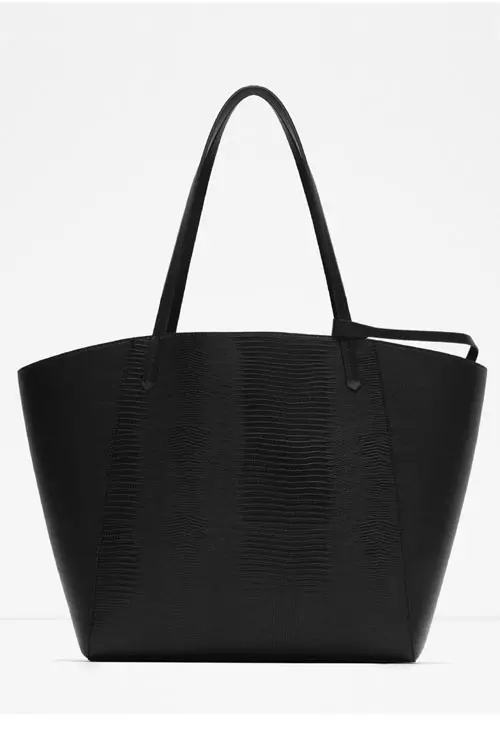 Geanta din piele ecologica, Zara, 169,9 lei
