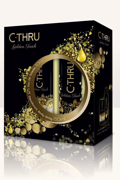 Caseta cadou Golden Touch, C-THRU (EDT&DEO), 33.15 lei