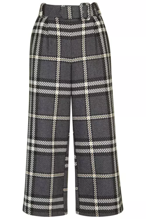 Pantaloni din stofa de lana, Topshop, 209 lei