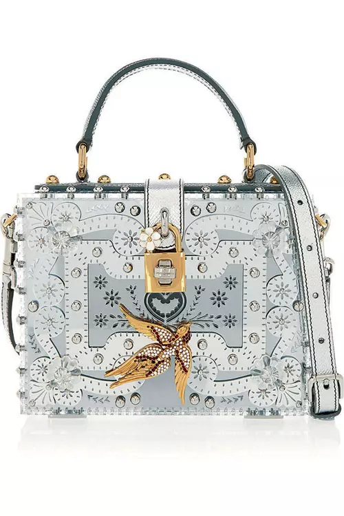 Geanta din piele, cu aplicatii, Dolce&Gabbana, 25.000 lei