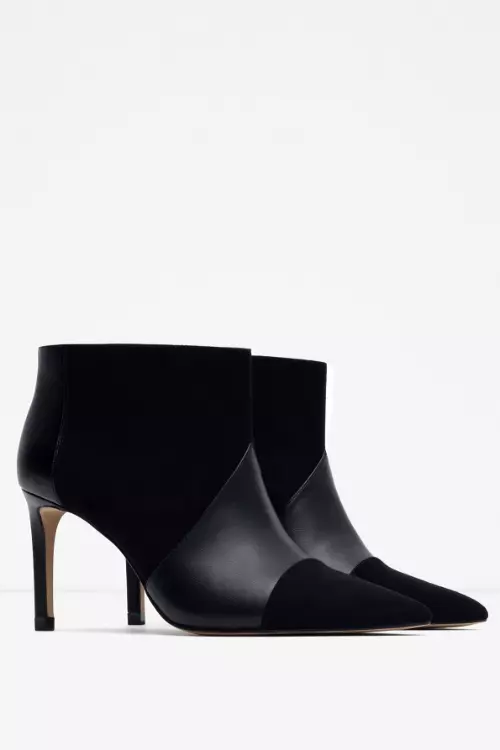 Botine din piele, Zara, 199,90 lei