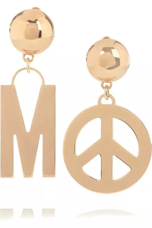 Cercei din otel inoxidabil, Moschino, 1.000 lei