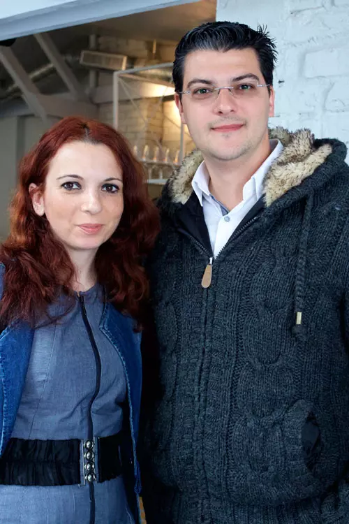 Crina Alexe (ELLE) si Razvan Pascu