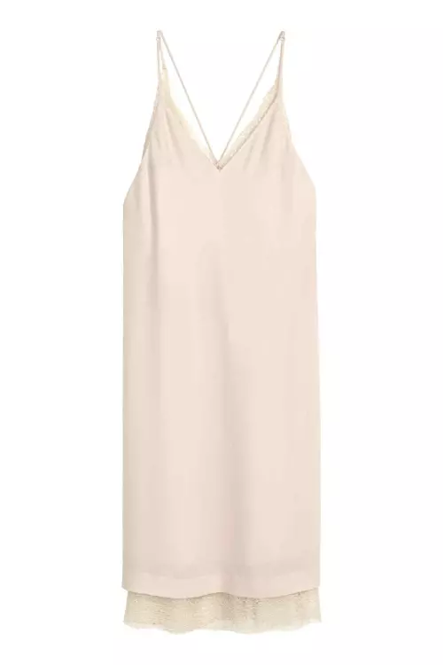 Rochie din dantela si jerseu, H&M, 199 lei