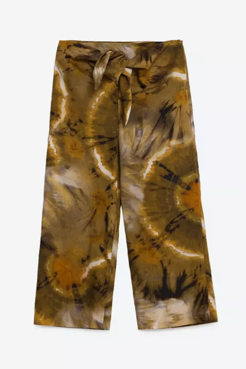 Pantaloni din bumbac, Zara, 149,90 lei