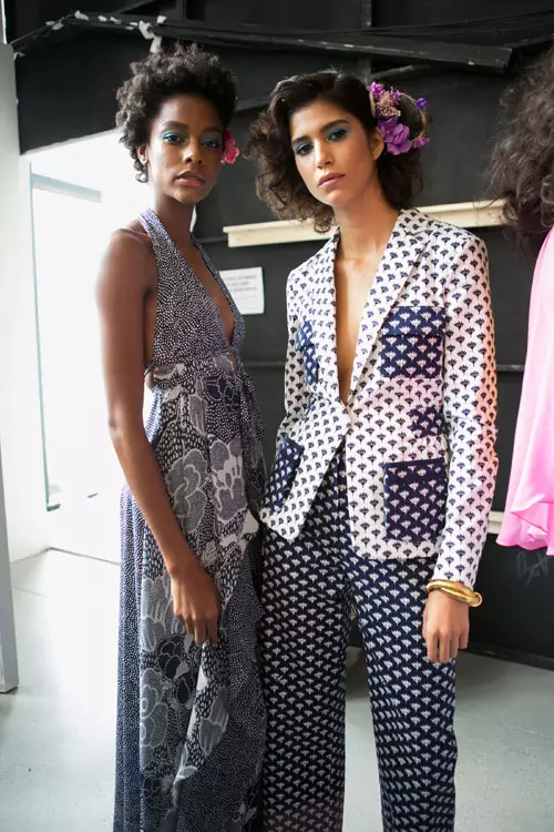 Diane Von Furstenberg colectia primavara vara 2016 backstage (25)