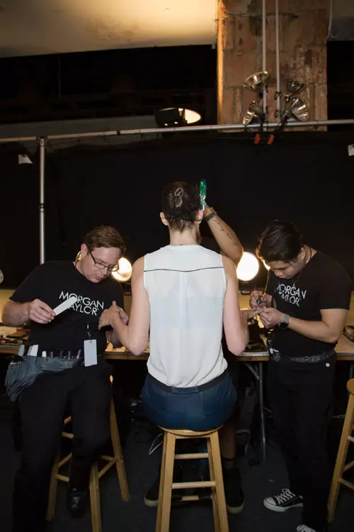 Monique Lhuillier colectia primavara vara 2016 backstage (4)