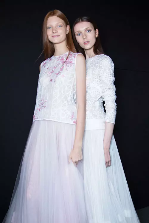 Tadashi Shoji colectia primavara vara 2016 backstage