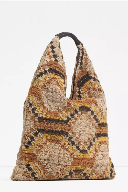 Geanta din rafie, Zara, 299,90 lei