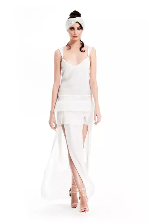 Rochia-furou (Rochie din matase, Murmur by Andreea Badala, 2.430 lei)