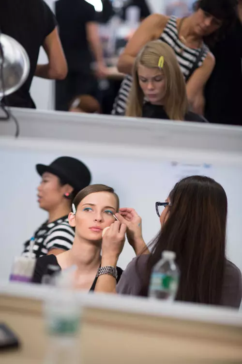 Boss Women colectia primavara vara 2016 backstage (1)