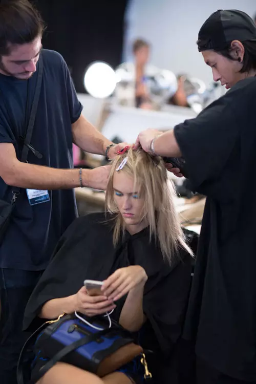 Boss Women colectia primavara vara 2016 backstage (2)