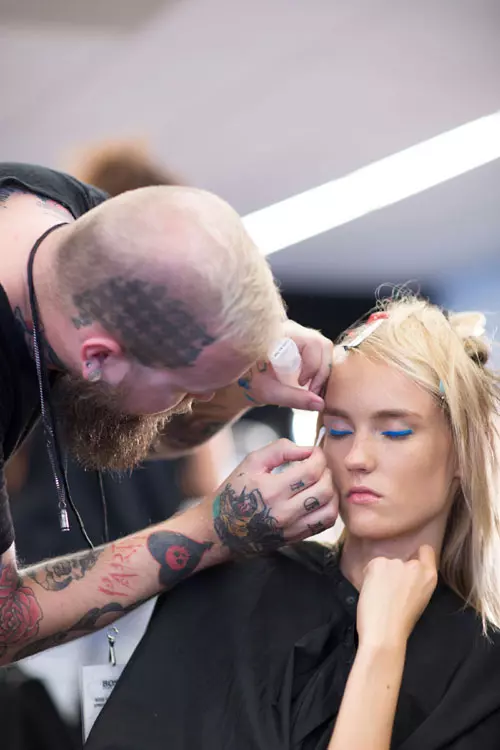 Boss Women colectia primavara vara 2016 backstage (3)