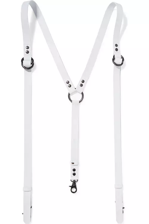 Bretele din piele, Maison Margiela, 192 euro, www.net-a-porter.com